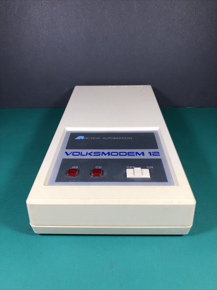 VOLKSMODEM 12 | Anchor Automation VM12 Modem With Cables | Powers On