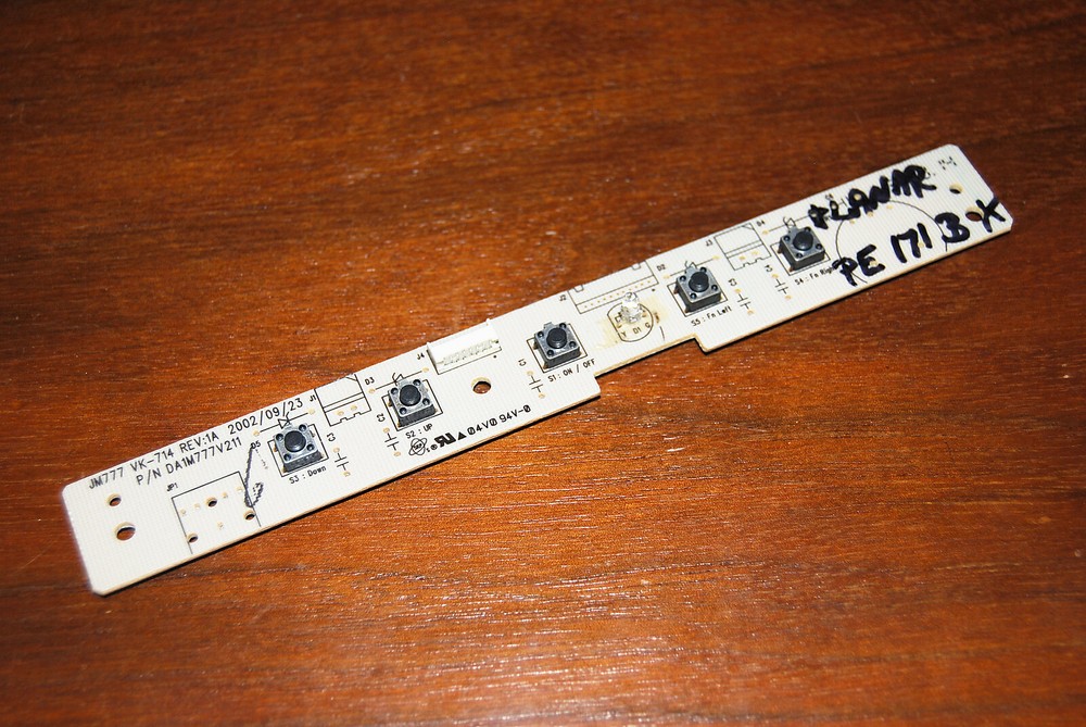 Planar PE171-BK button board