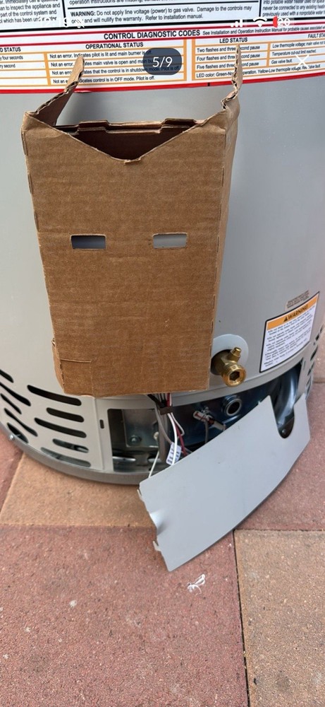 New 50 Gallon Bradford White Water Heater Gas Rg359T6N-394