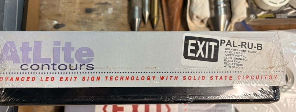 AtLite Contours PAL-RU Advanced LED Exit Sign Solid State