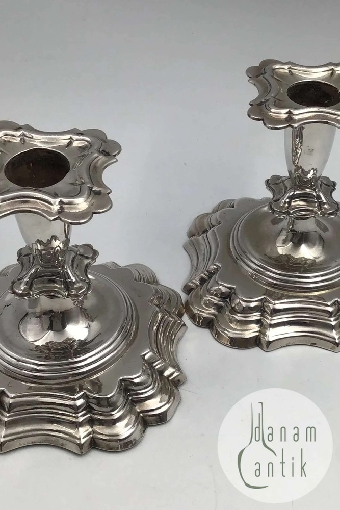 Danish Silver Candlesticks (1947-1948)