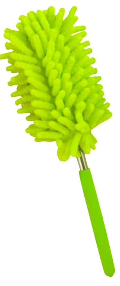 Lime Microfiber Duster Fuzzy Stick
