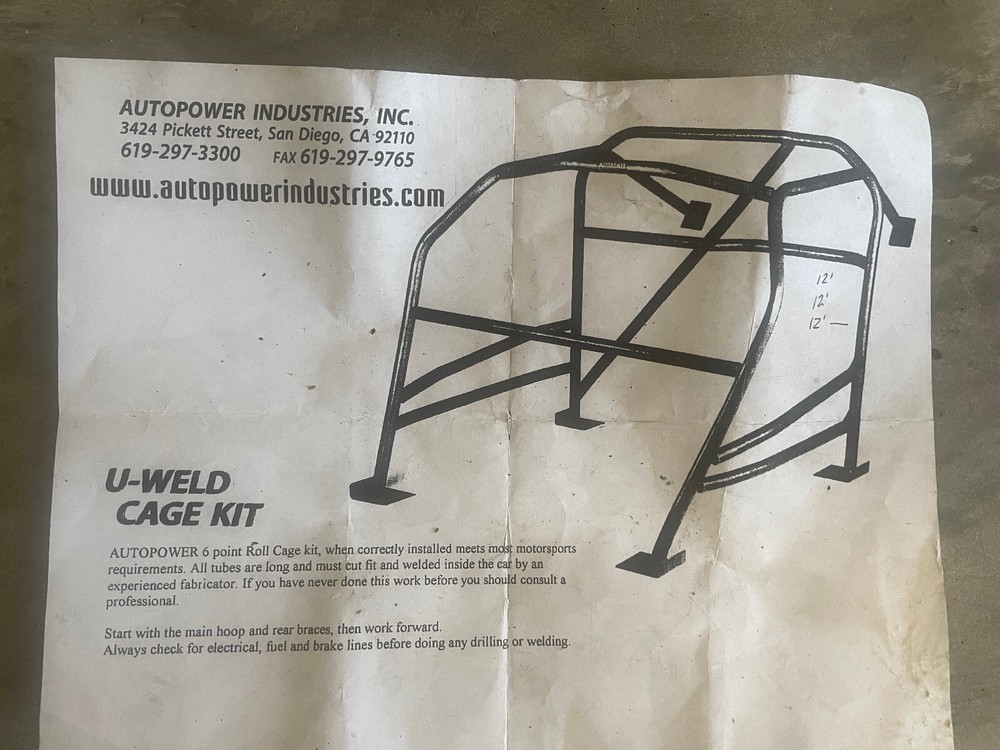 6 point roll cage