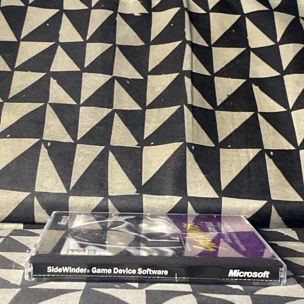 Microsoft Sidewinder Game Pad Game Device Software Vintage Windows 95 (1997) PC