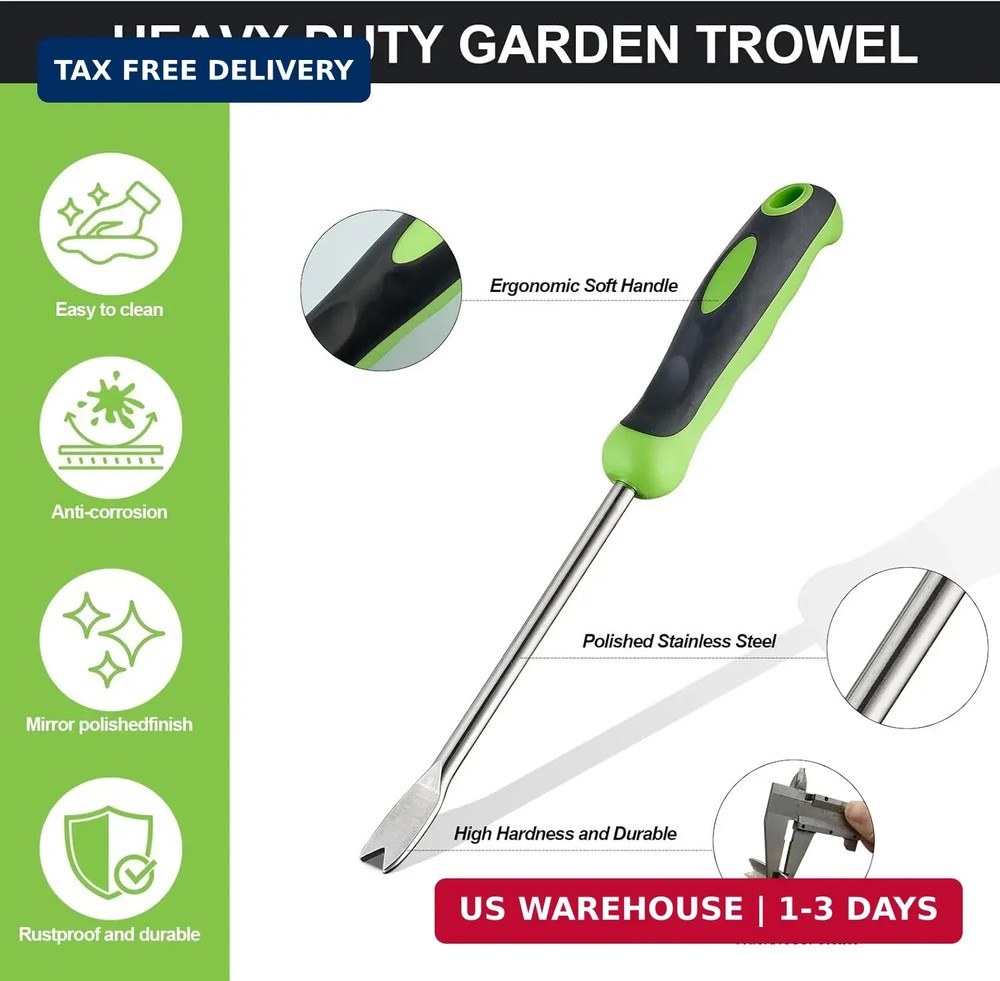 Weed Puller Tool, Stand Up Dandelion Weeder with Long Handle, Heavy Duty Stainle