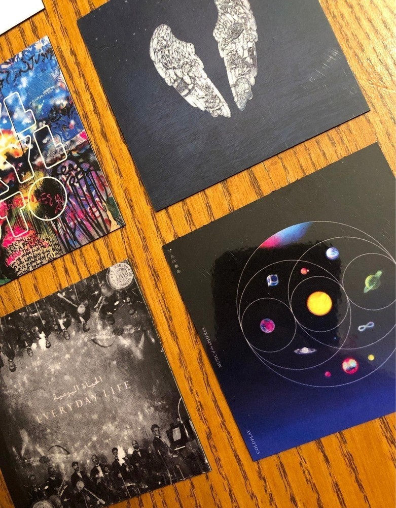 Coldplay fridge magnets