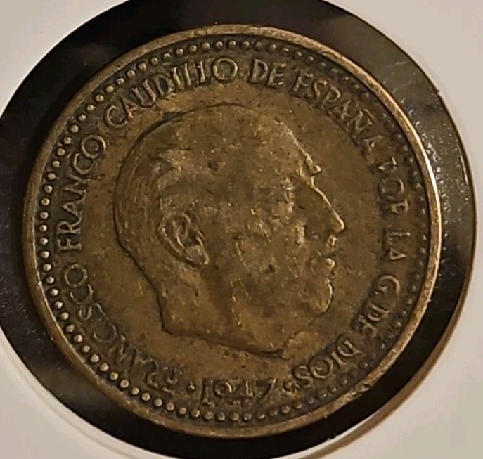 1947 Spain 1 Peseta