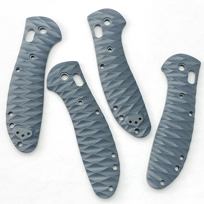 G10 Scaly Pattern Handle Scales + Supporting Shafts for Benchmade Griptilian 551