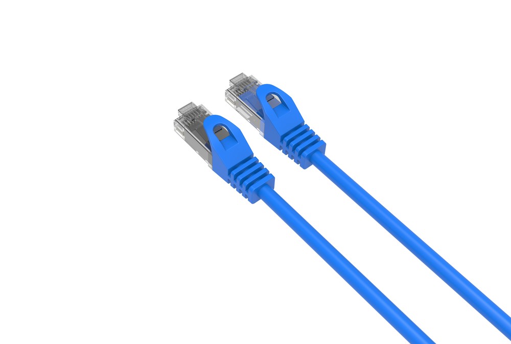 CAT6 Slim Ethernet Patch Cable Blue 15FT 50 PACK