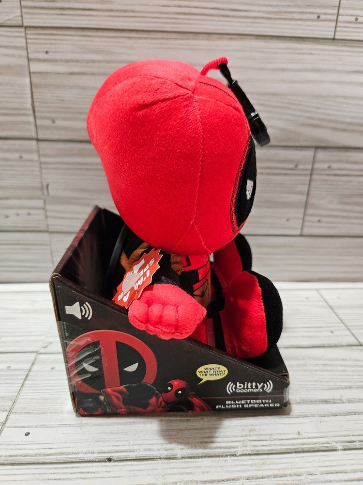 Deadpool Marvel 6" Plush Bluetooth Speaker with Clip Bitty Boomers