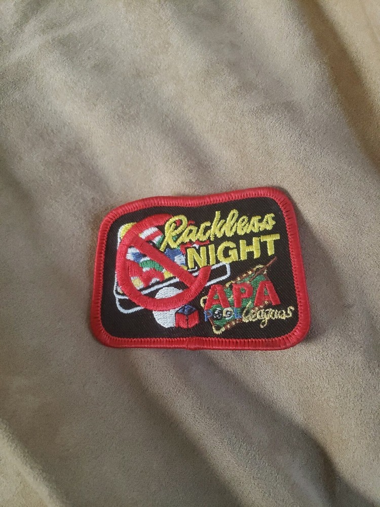 APA Leagues Rackless Night Patch - American Poolplayers Association