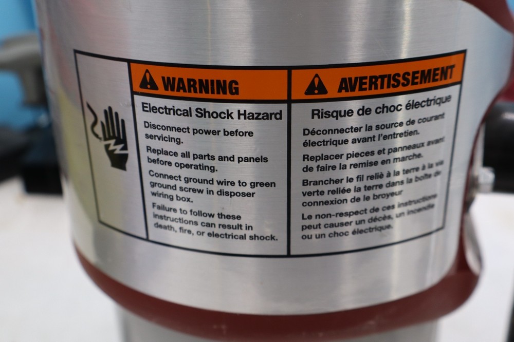 KitchenAid Garbage Disposal ¾ HP #KCDI075B