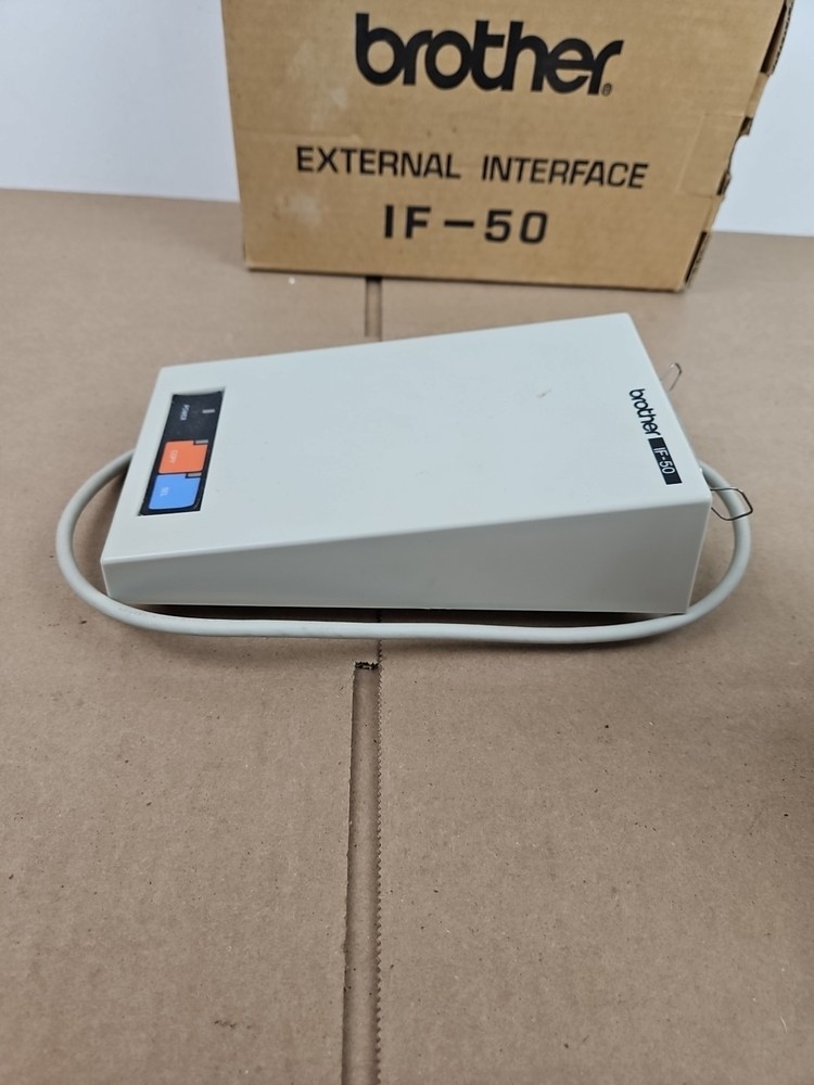 1986 Brother IF-50 Typewriter to computer Interface in original box