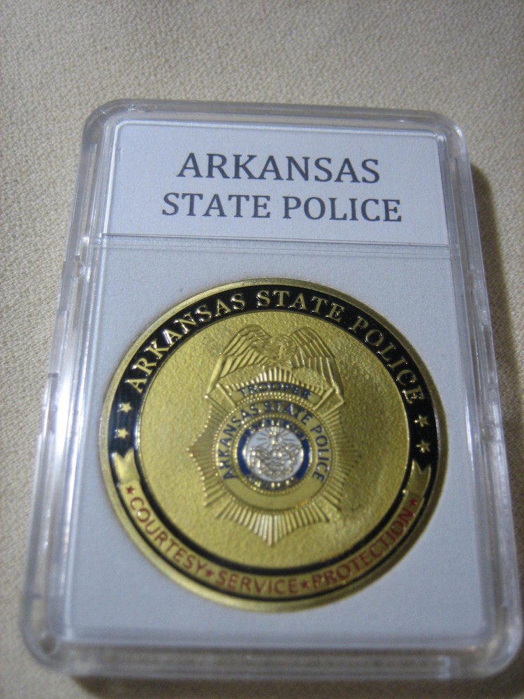 ARKANSAS STATE POLICE Challenge Coin