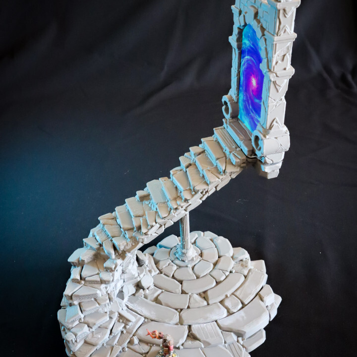 Crumbling Stairs Portal - Phone Powered / D&D / RPG / Magic