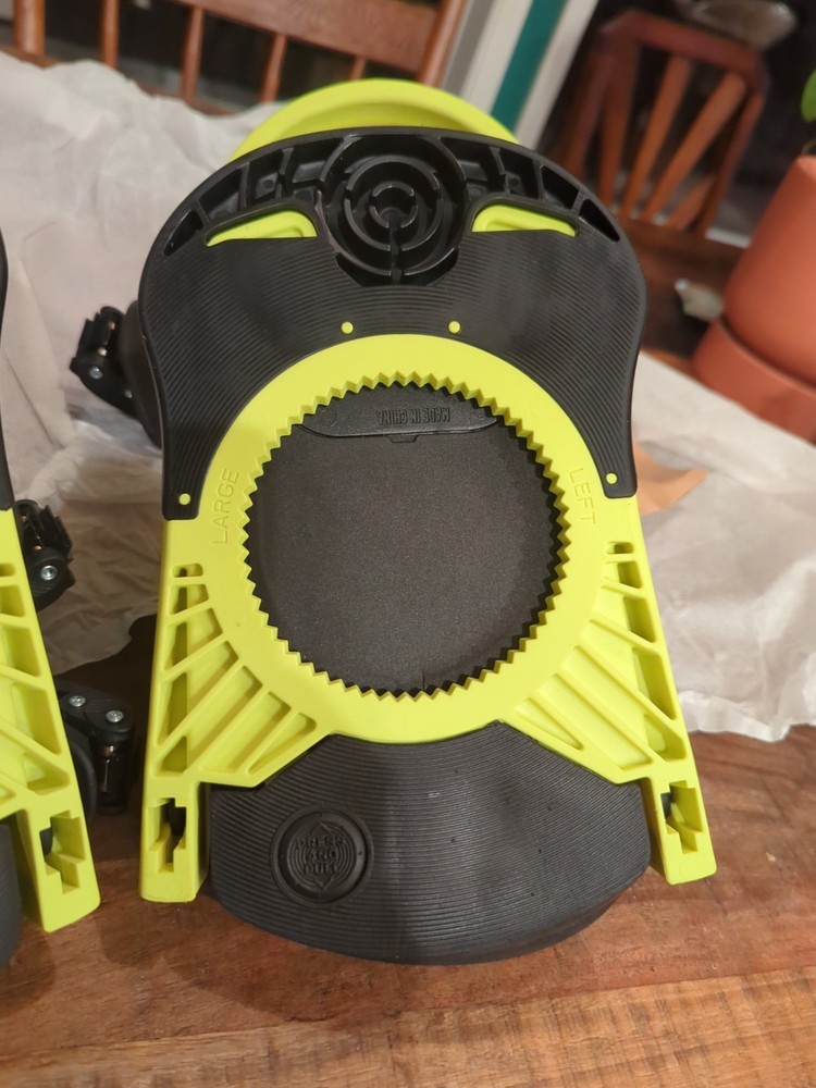 Salomon EDB Bindings Yellow New - Size Large