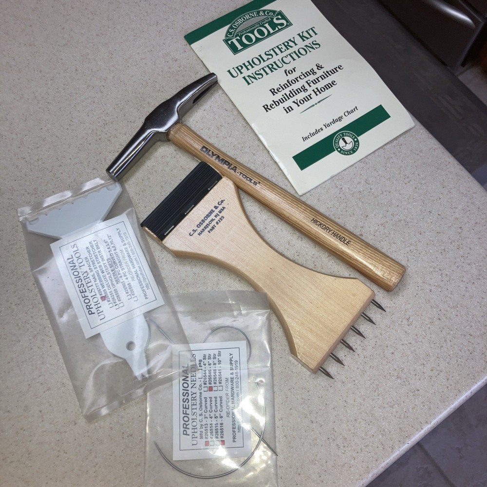 C.S. Osborne & Co Upholstery Kit Tools & Instructions