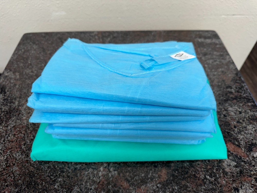 Assorted Isolation Gowns - Lot of 8