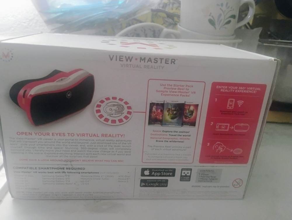 Mattel View-Master Virtual Reality Headset VR Starter Pack