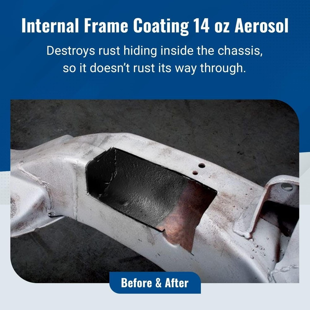 Internal Frame Coating Plus Aerosol Rust Remover & Rust Prevention Spray