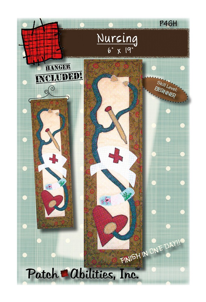 Patch Abilities Nursing Pattern with 6 Inch Hanger P46H
