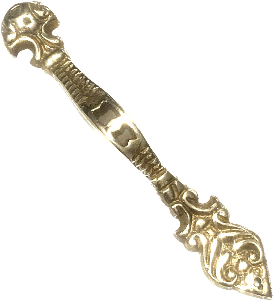 Brass Door Pull Handle Furniture Bookcase Curio