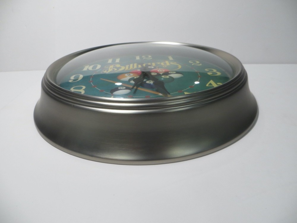 Billiards Pool Table Balls Wall Clock Bar