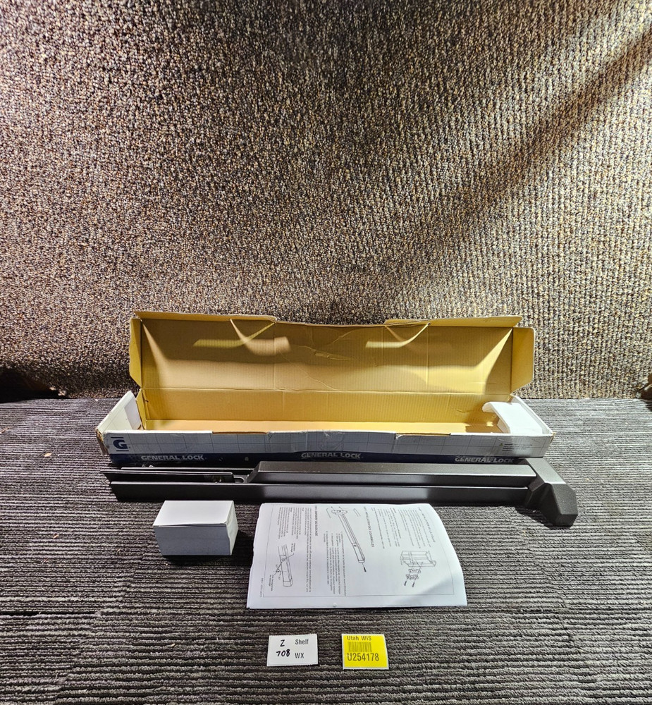 General Lock CS380444 Exit Device, Rim Type, Exit Only, Panic, 36" Door Width