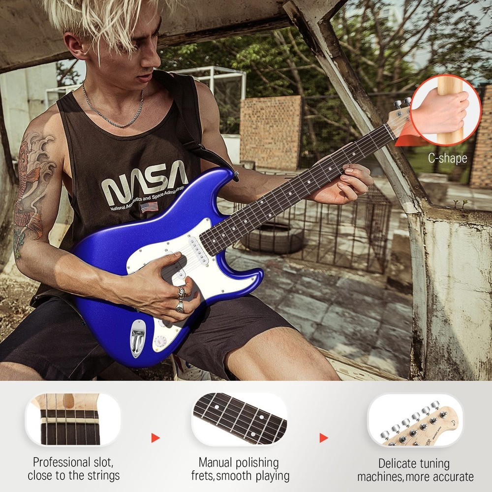 Donner 39in Electric Guitar Starter Kit
