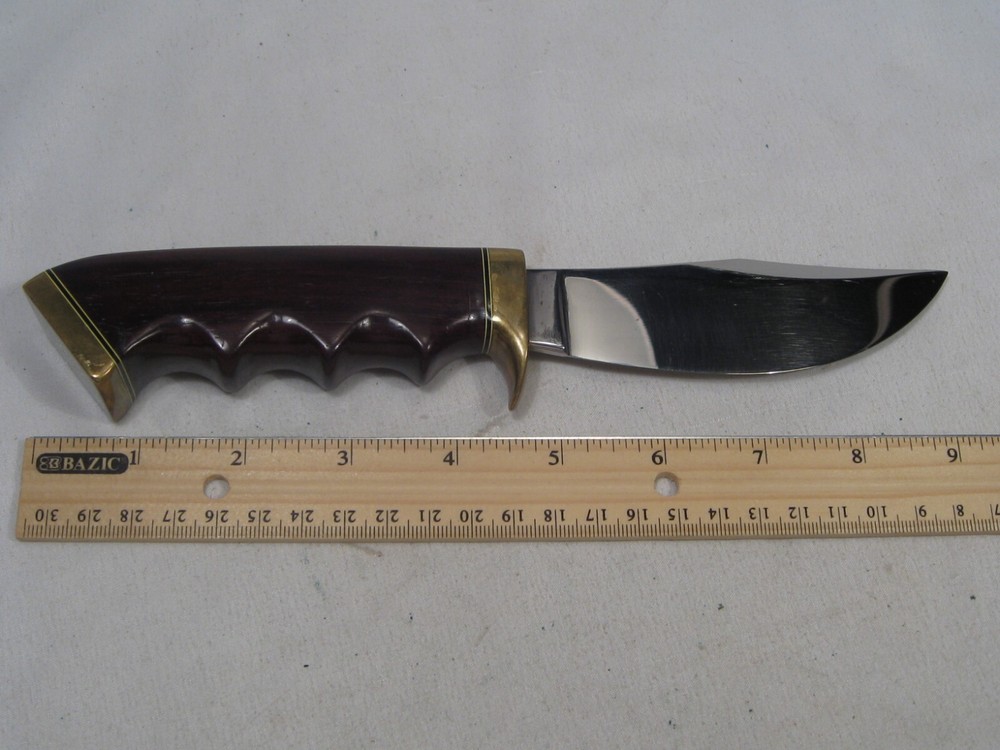 Custom Handmade Fixed Blade Knife w/ SCHRADE Sheath. #40