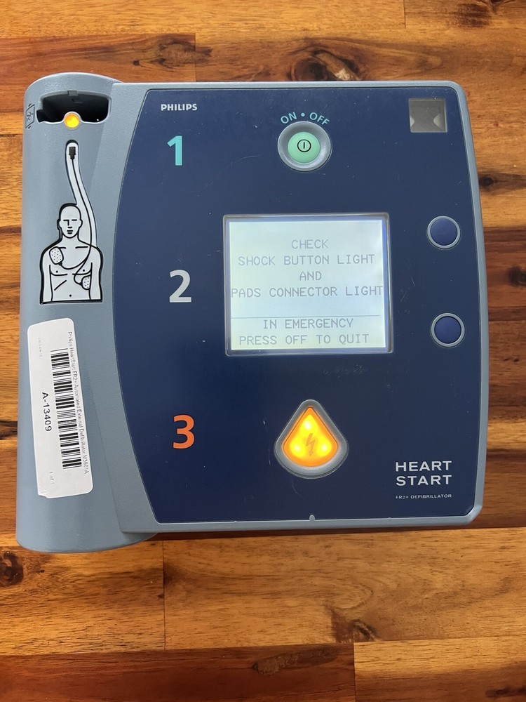 Philips FR2+ Heartstart Automatic External Defibrillator AED FR2+