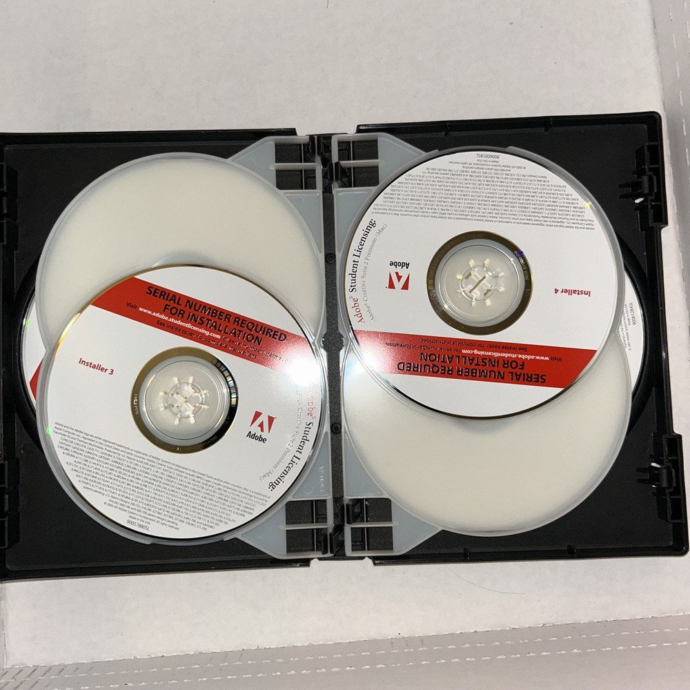 Adobe Student Licensing Creative Suite 2 Premium For Mac *UNTESTED*