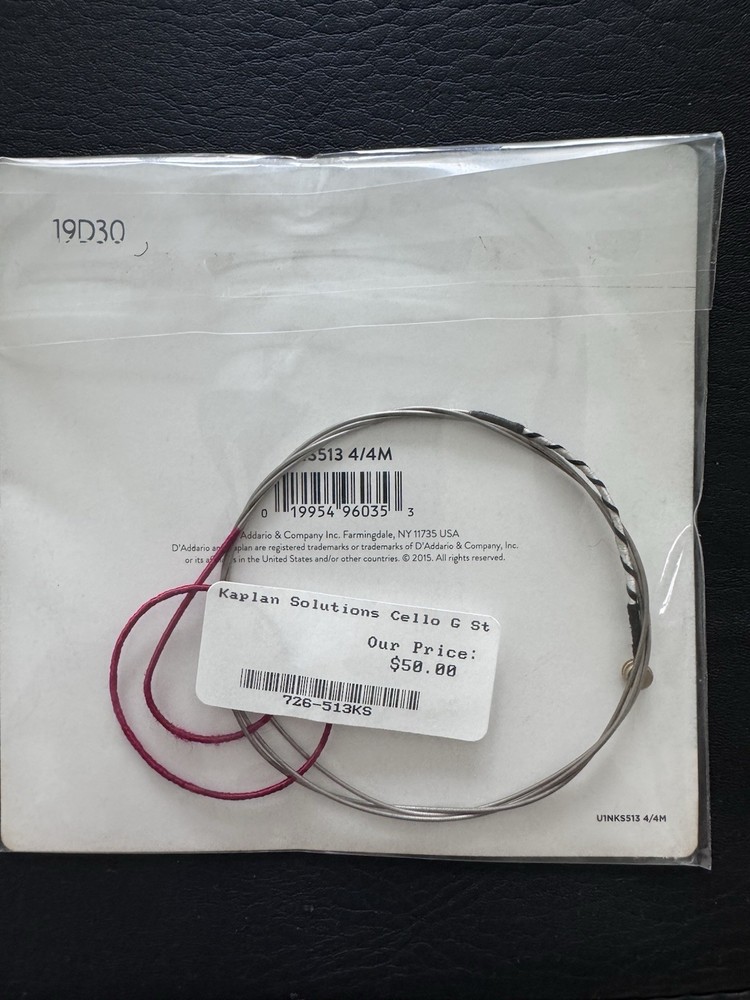 4/4 Full Size Cello, Soft Case, Bow, And New Strings