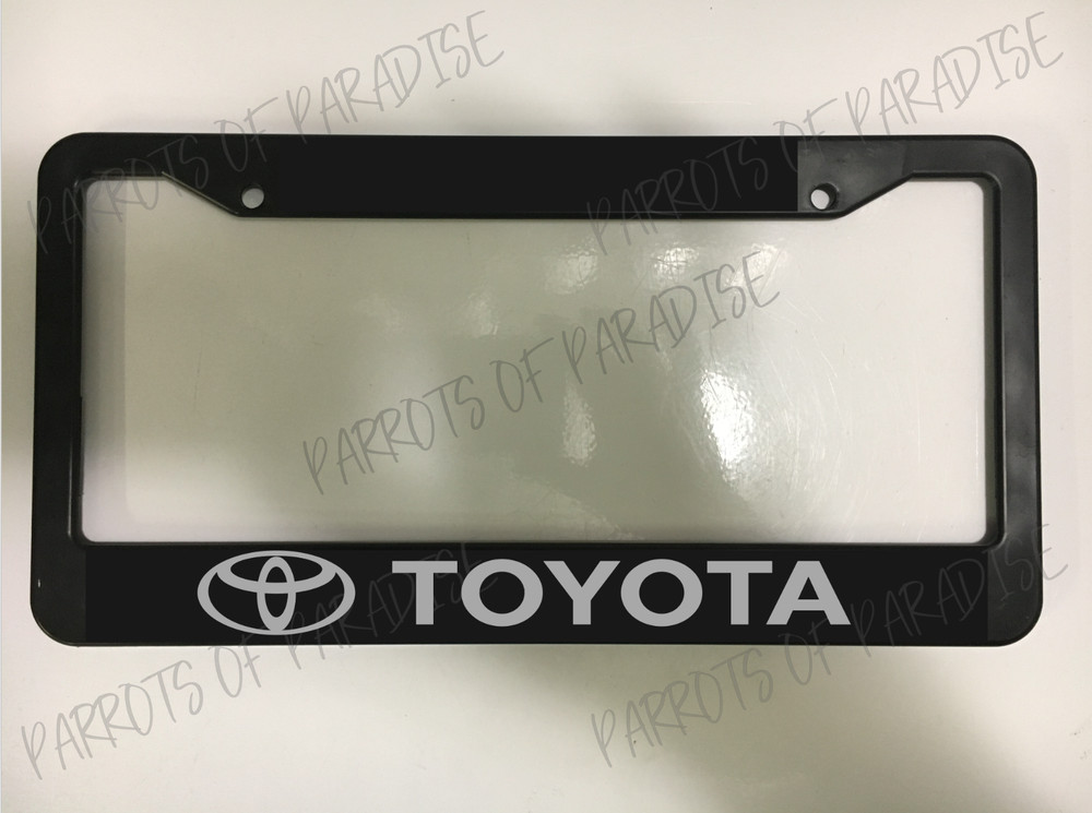 Toyota Plastic Car License Plate Frame