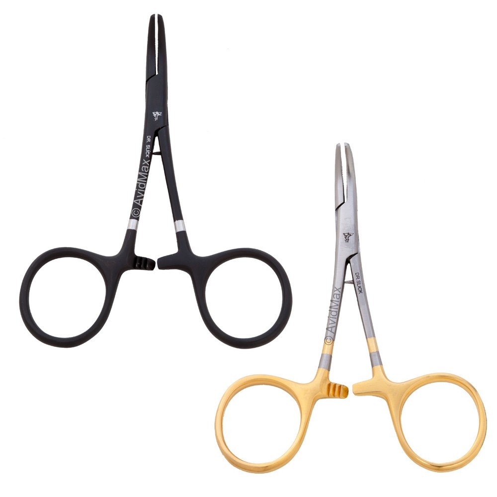 Dr. Slick Standard Clamp Forceps - Straight - Curved Tool
