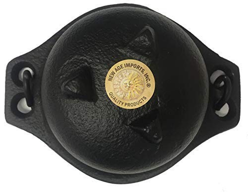 Cast Iron Cauldron w/Handle, Ideal for smudging, Incense 2.5" Diameter, Black