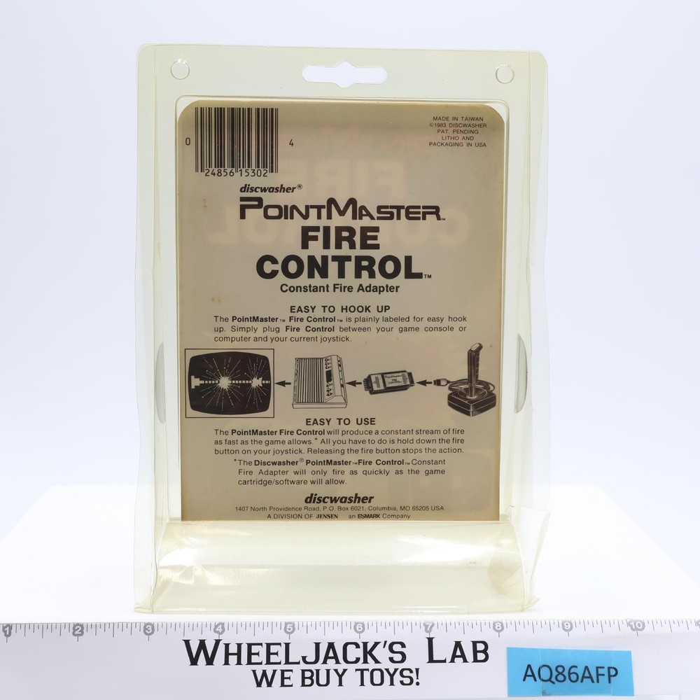 PointMaster Fire Control Constant Fire Adapter ATARI 2600 SEALED NOS 1983