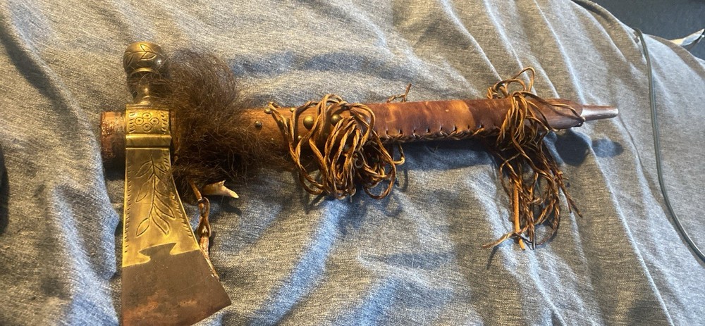 Authentic Native American Tomahawk smoker Hawk.