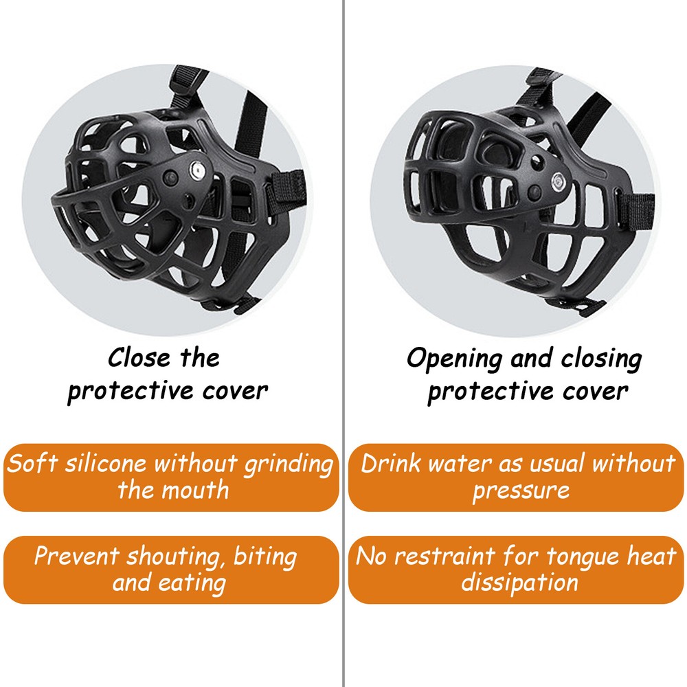 Basket Muzzle for Large Medium Small Dog German Shepherd Doberman Husky Beagle