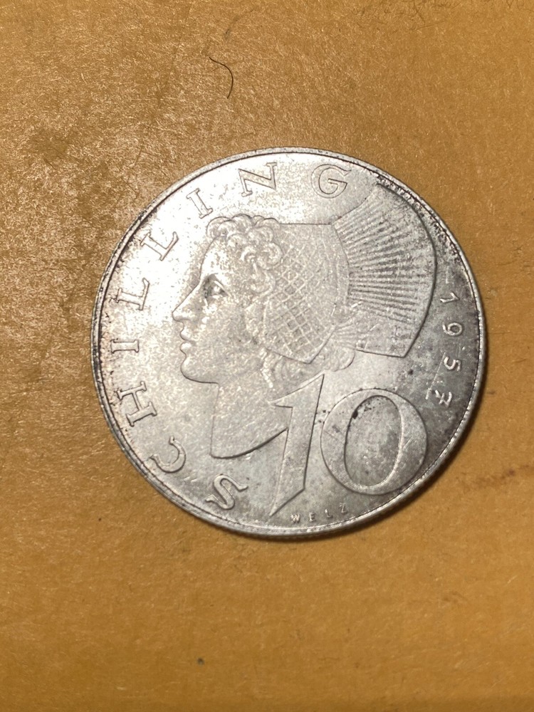 Austria 1957 10 Shilling