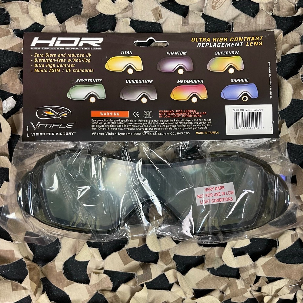 NEW V-Force Grill High Definition Reflective Lens (HDR) - Sapphire