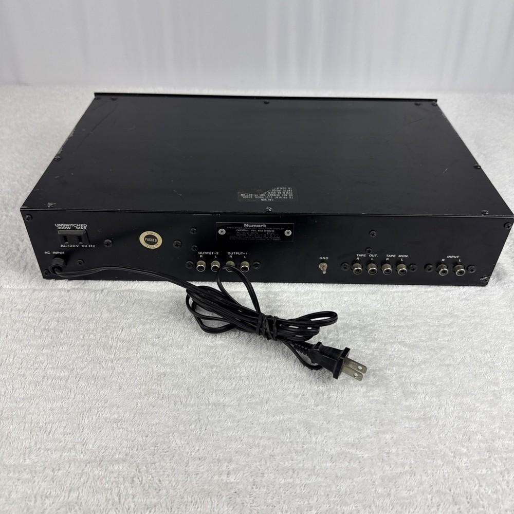 Numark EQ2600 10 Band Graphic Equalizer - FREE SHIP