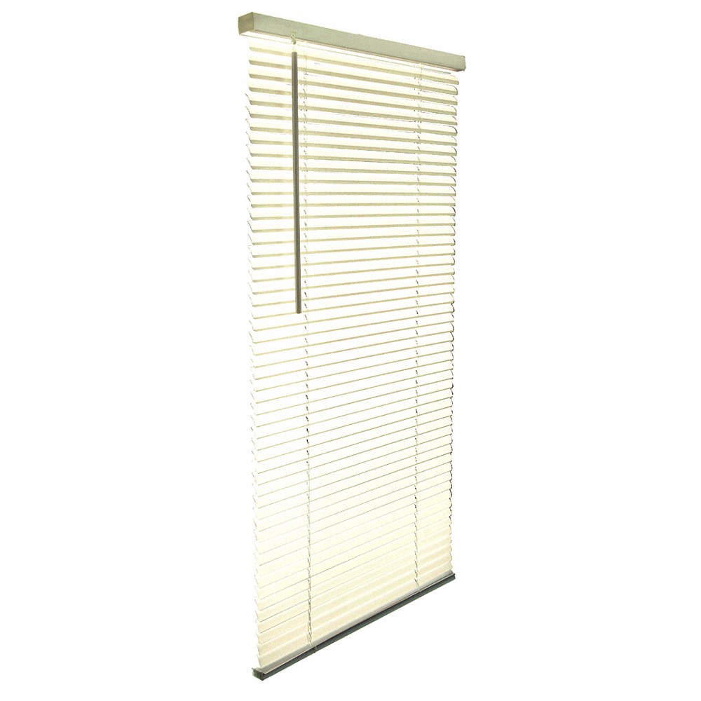 GRAINGER APPROVED  Window Blinds,Vinyl,Alabaster 493P05