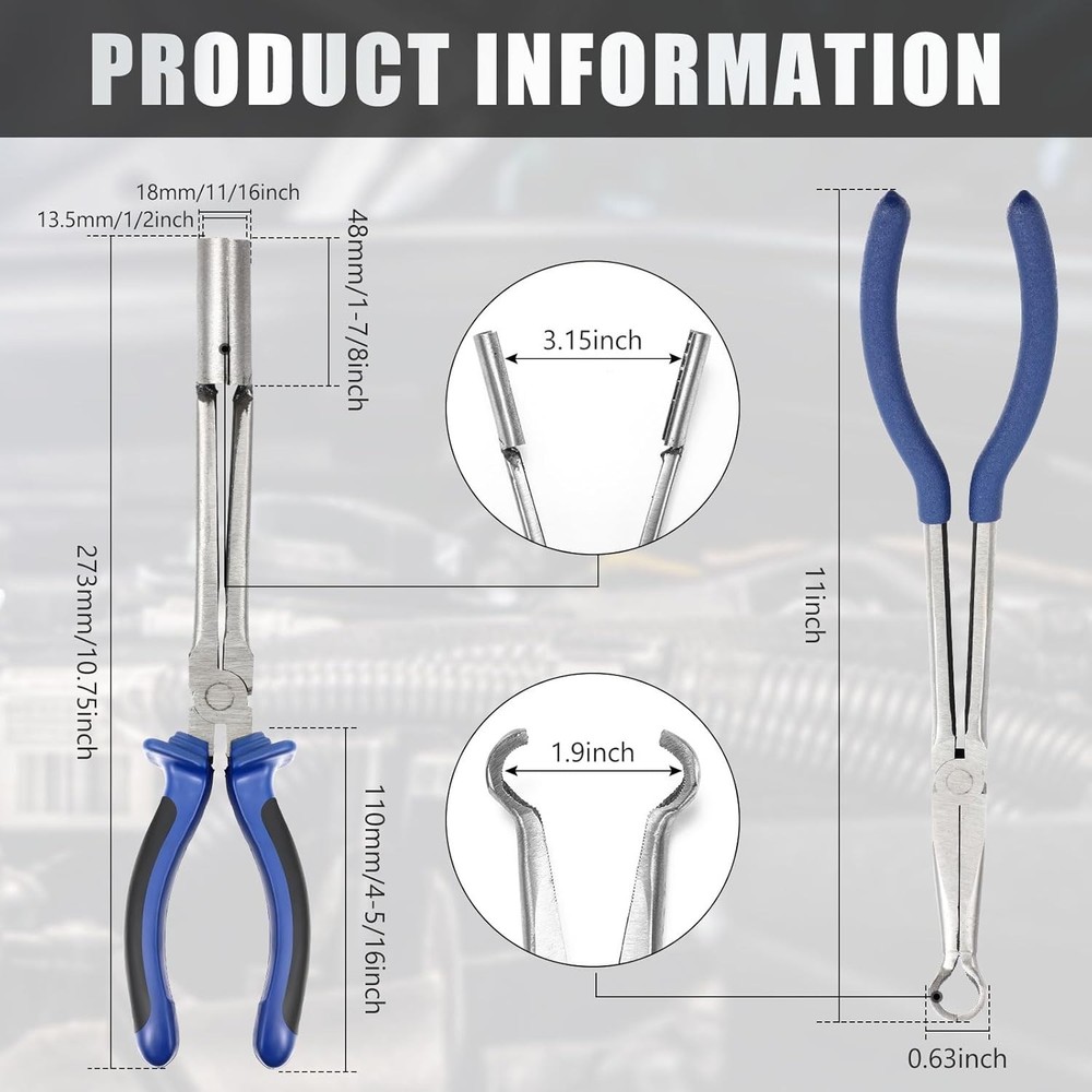 2 Pack Spark Plug Wire Removal Tool Kit Includes Spark Plug Boot Removal Tool an