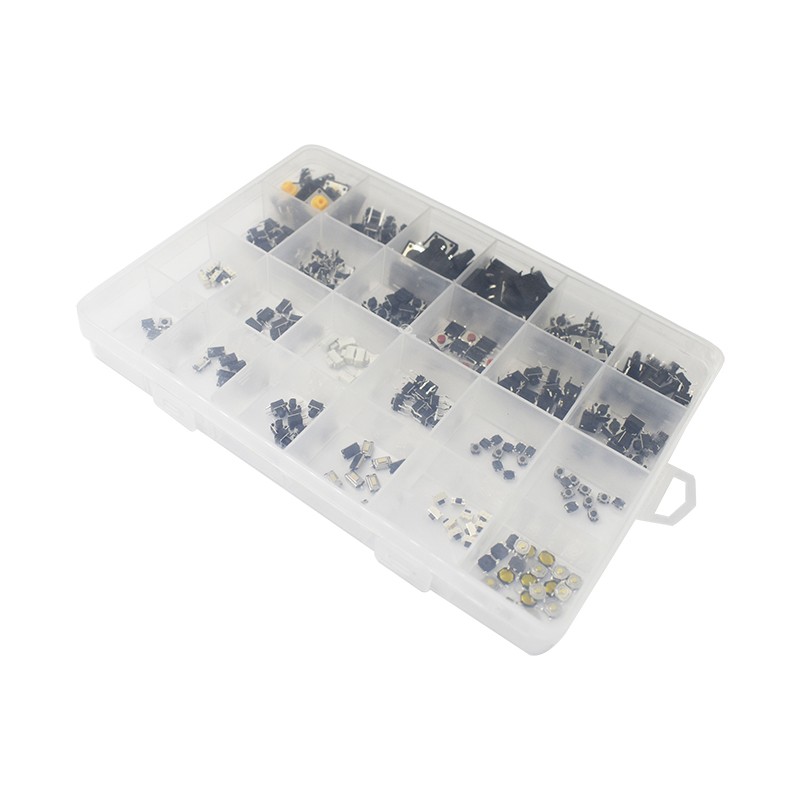 25-Type Assorted Micro Switch Push Tact Button ON/OFF Touch Button Switch Kit sa