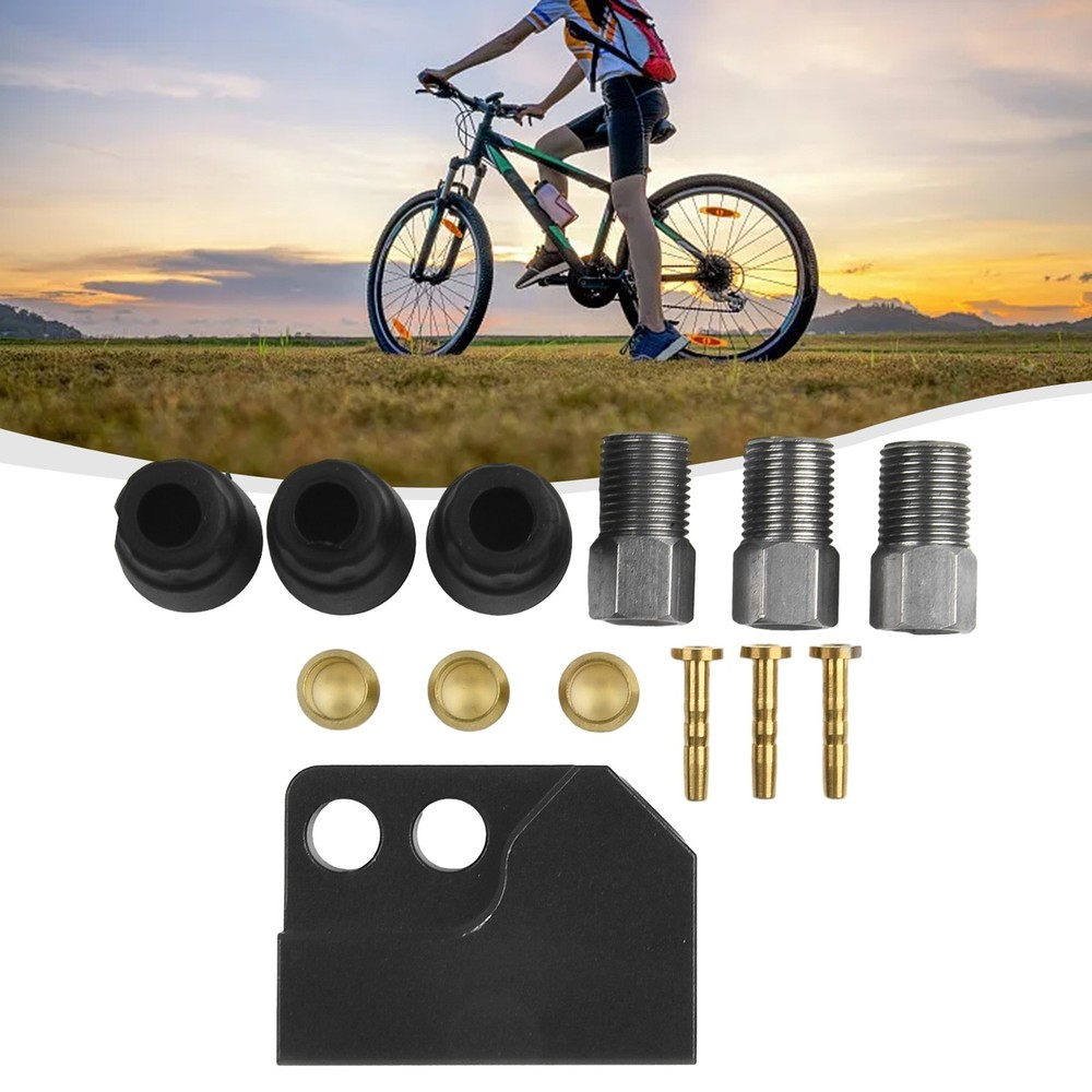 Enhanced Performance Hydraulic Brake Cable Tee Adapter for Modified Bikes