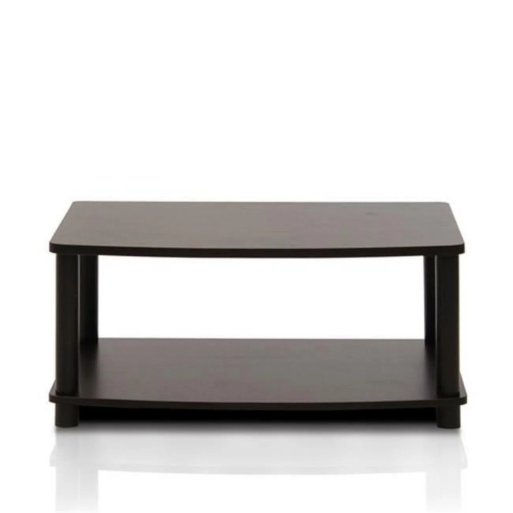 TV STANDS 2-Tier Console Entertainment Center Black/Grey Available