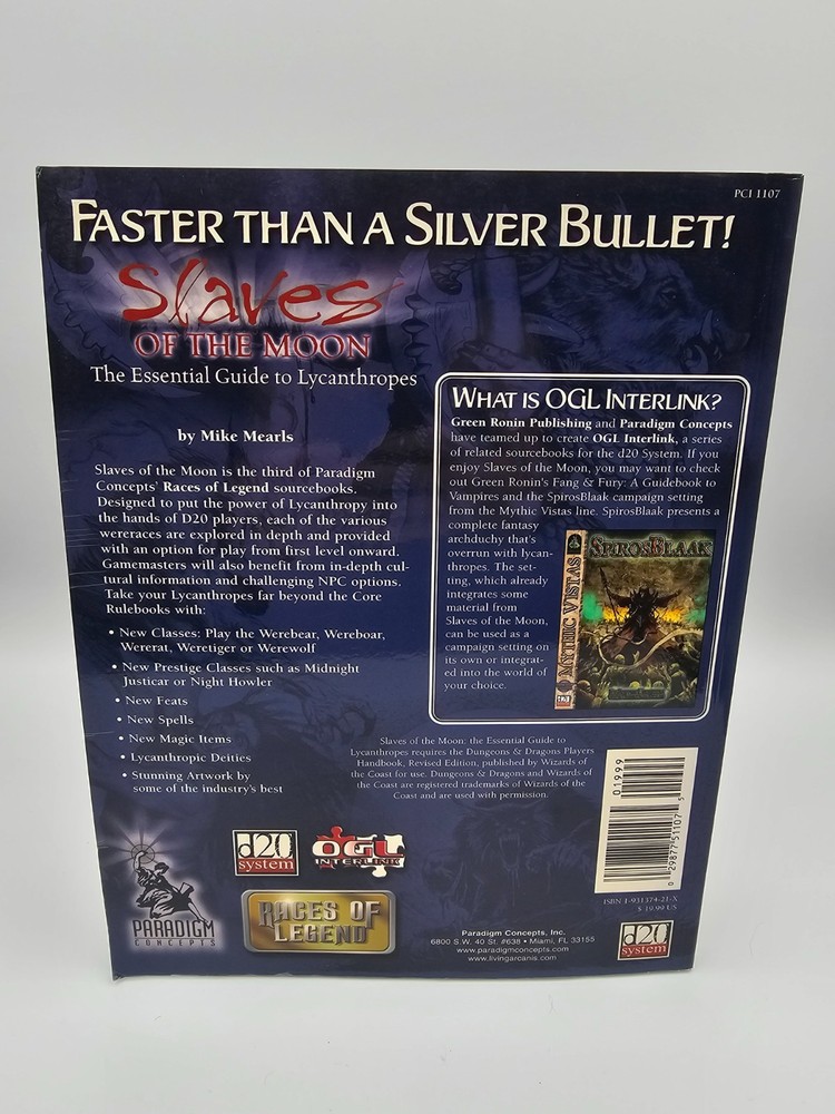 D20 system: Slaves of the Moon