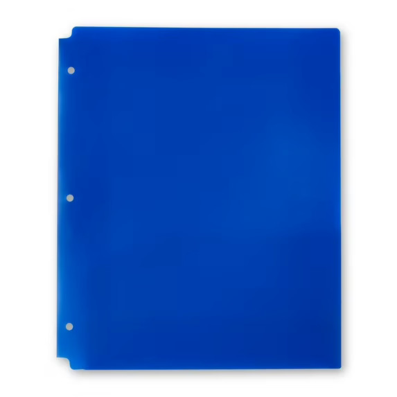 2 Pocket Poly Folder