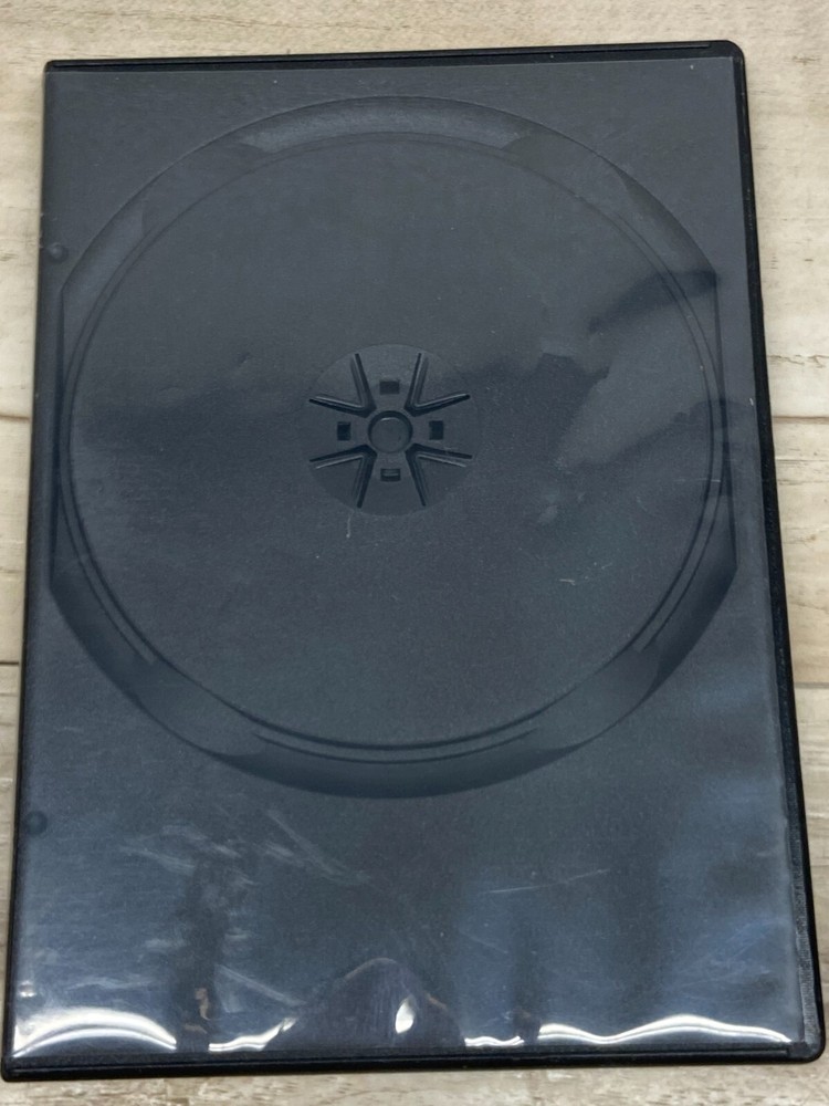Standard Black DVD/CD 2 Disc Plastic Replacement Storage Case 14mm